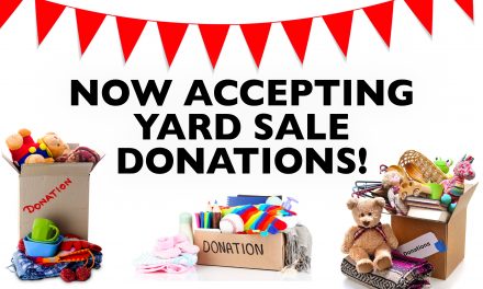 Now Accepting Yard Sale Donations!