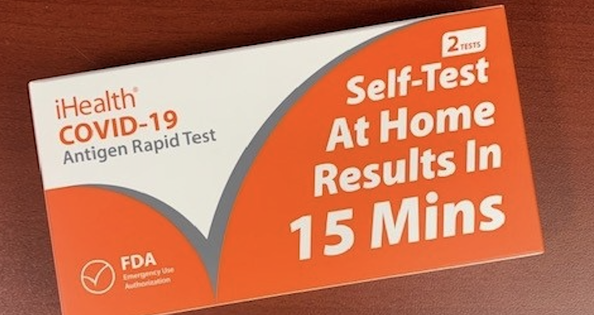Free Covid-19 Self-Test Kits Available